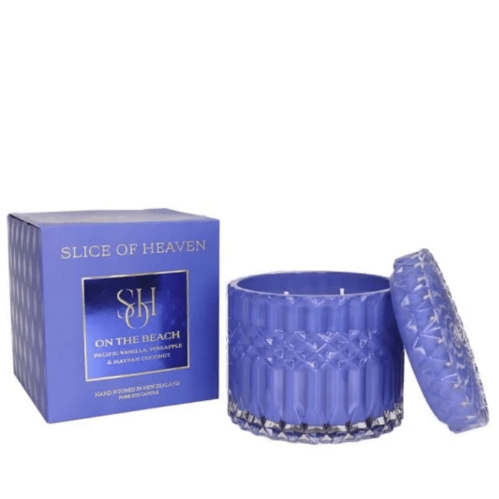 340g Soy Candle Hand Poured in NZ - On the Beach - Paulas Home & Living