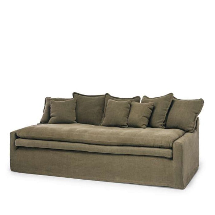 Cloud 3 Seater Slipcover Sofa or Daybed - Khaki