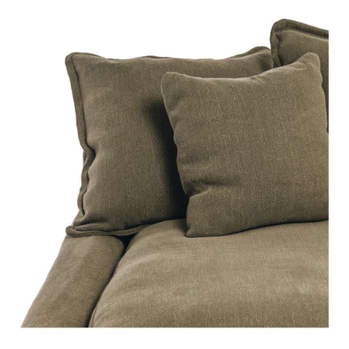 Cloud 3 Seater Slipcover Sofa or Daybed - Khaki