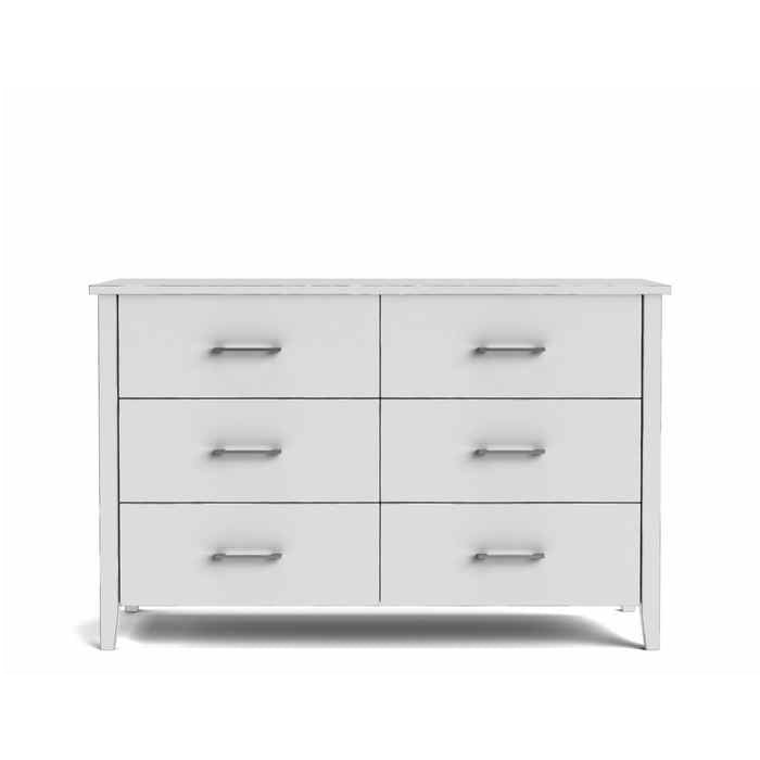 Ivydale Lowboy 6 Drawer - Pine