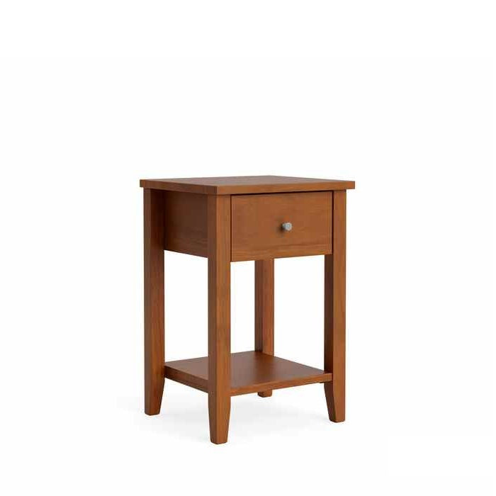 Ivydale Bedside 1 Drawer Slim - Pine
