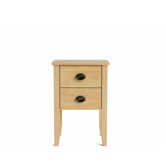 Ivydale Bedside 2 Drawer - Slim - Pine