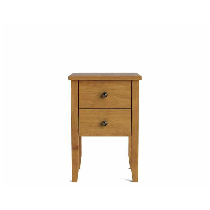 Ivydale Bedside 2 Drawer - Slim - Pine