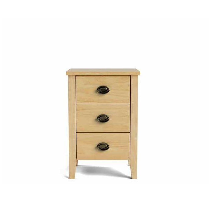 Ivydale Bedside 3 Drawer Slim - Pine