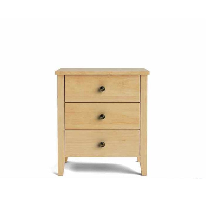 Ivydale Bedside 3 Drawer Wide - Pine