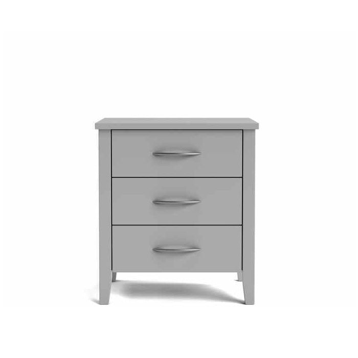 Ivydale Bedside 3 Drawer Wide - Pine