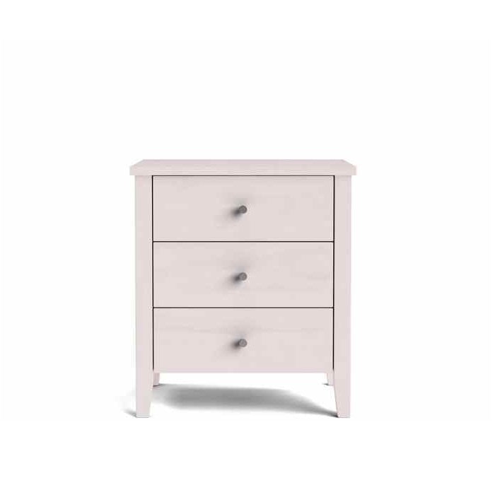 Ivydale Bedside 3 Drawer Wide - Pine