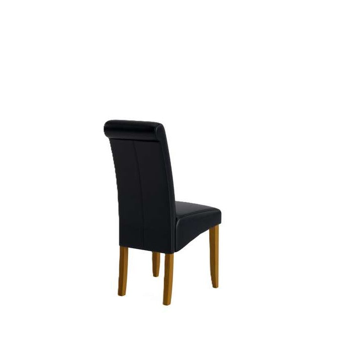 Jackson Dining Chair with Roll Top