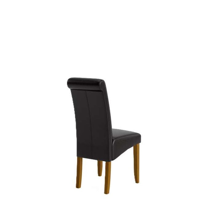 Jackson Dining Chair with Roll Top