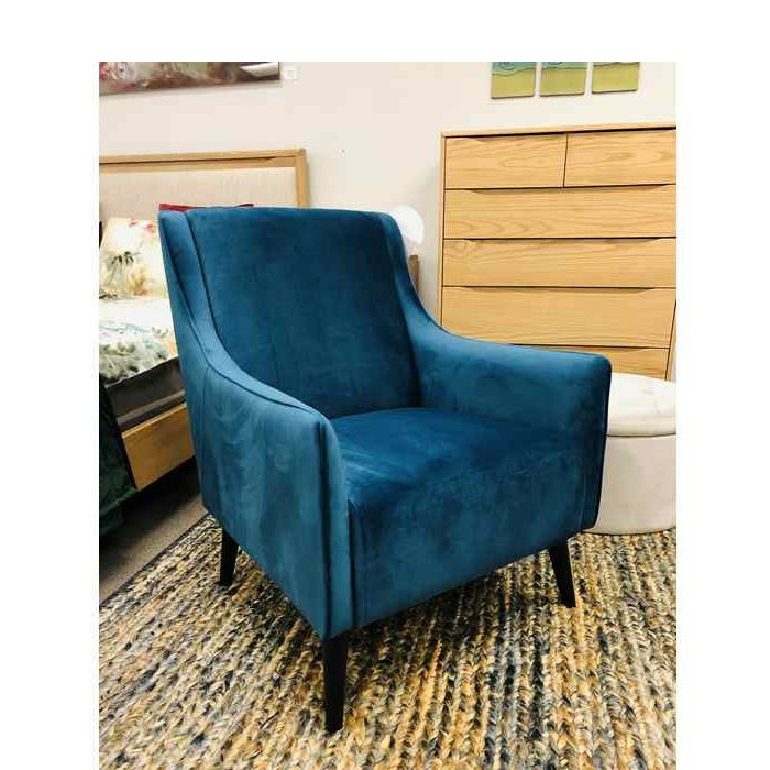 Tekapo Armchair - Navy Velvet