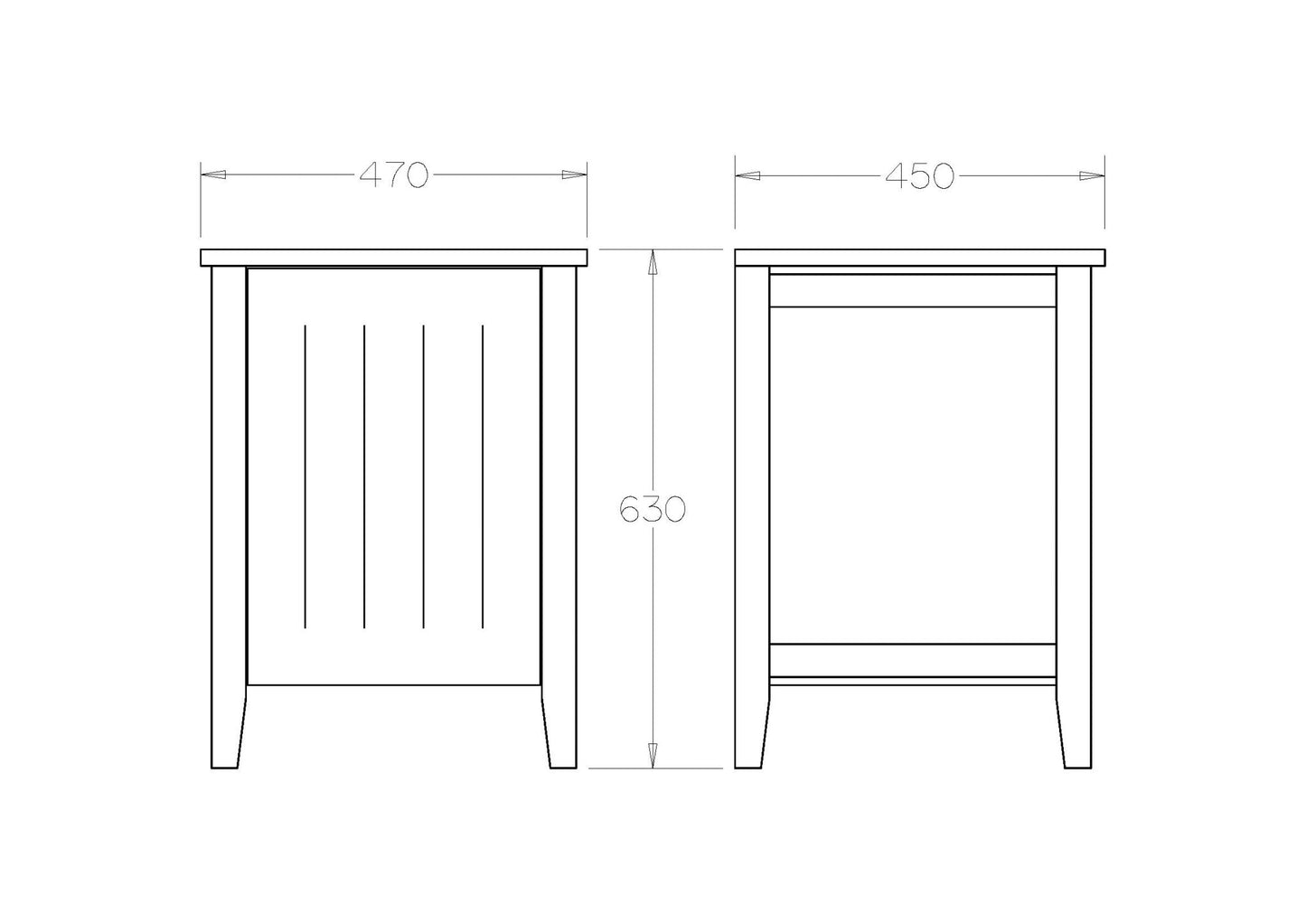 Adventure Bedside 1 Door - Paulas Home & Living