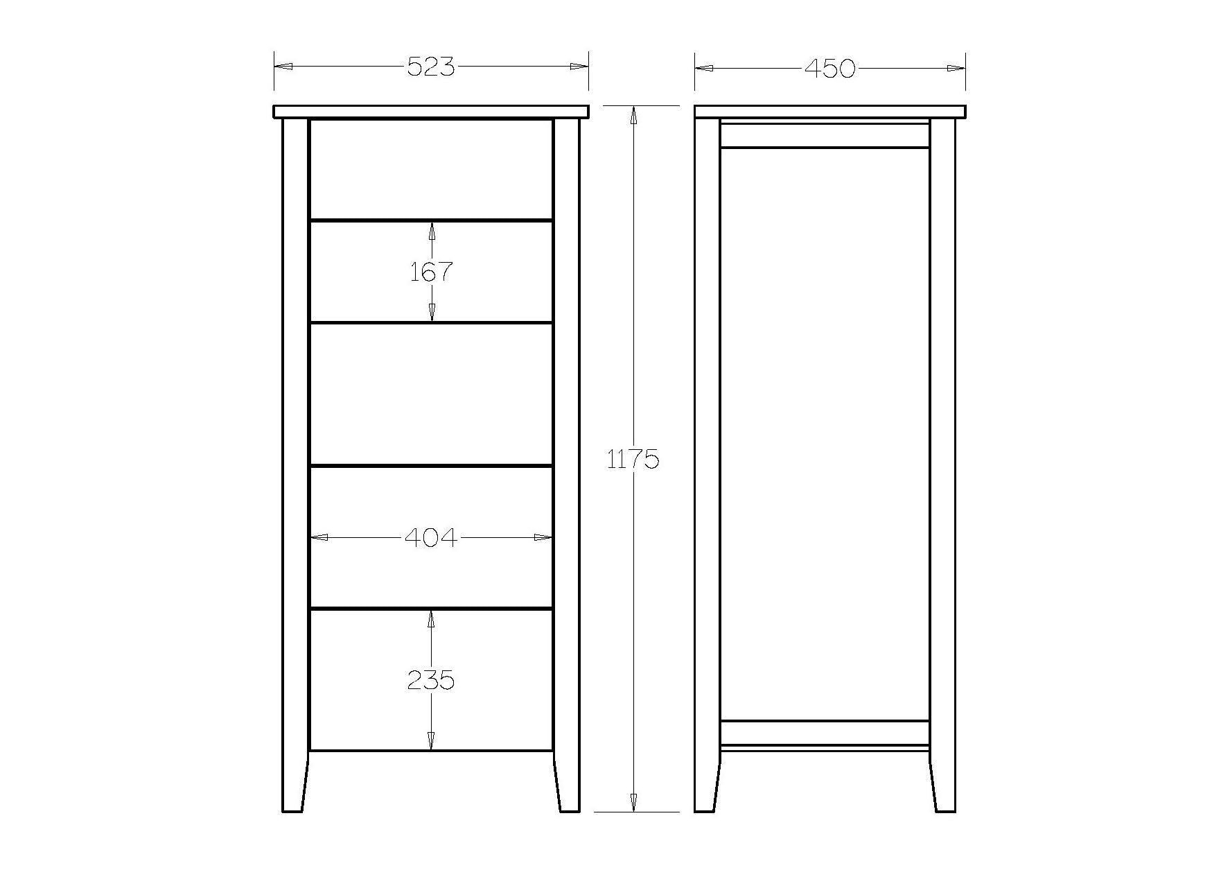 Adventure Lingerie 5 Drawer - Paulas Home & Living