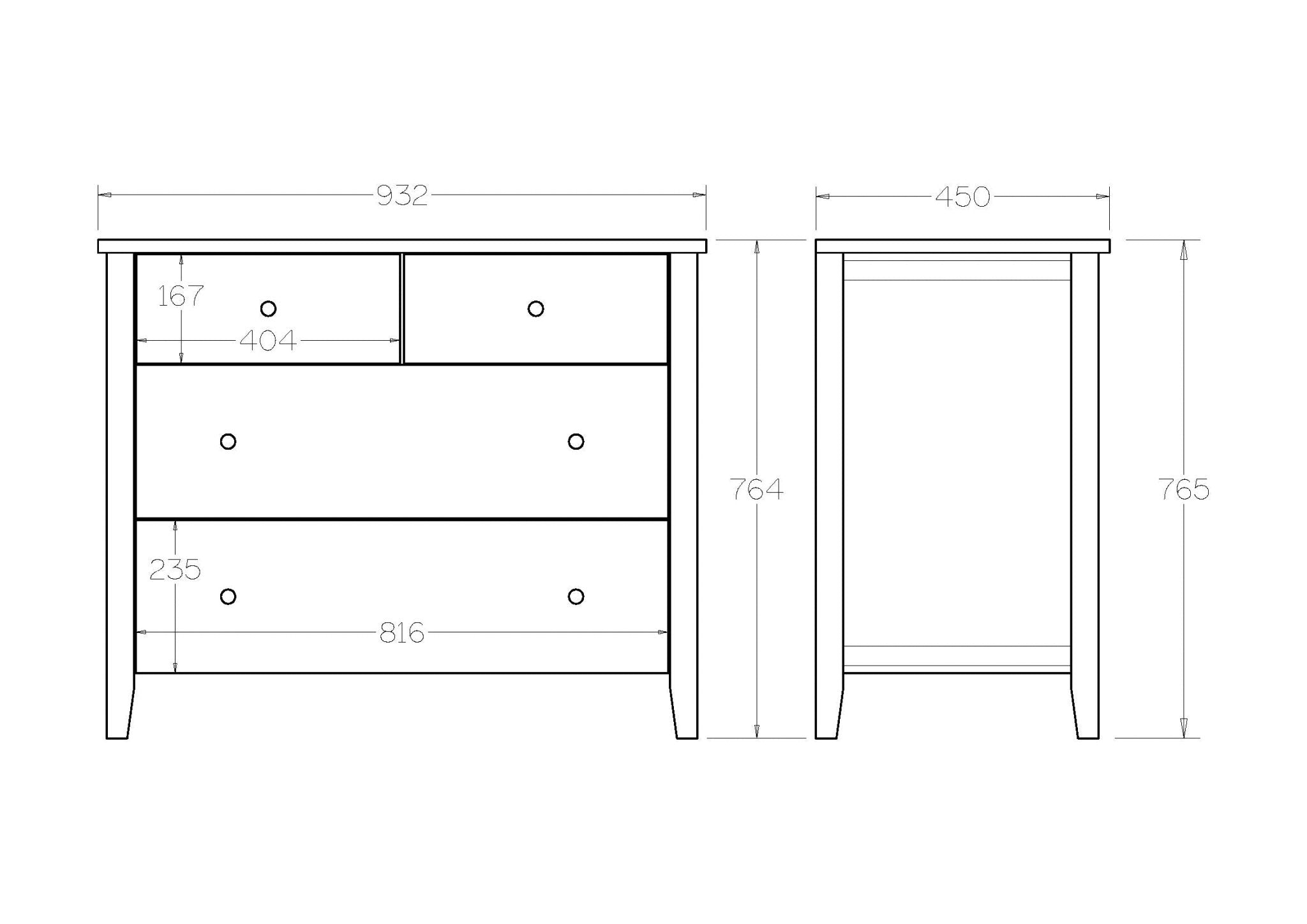Adventure Lowboy 4 Drawer - Paulas Home & Living