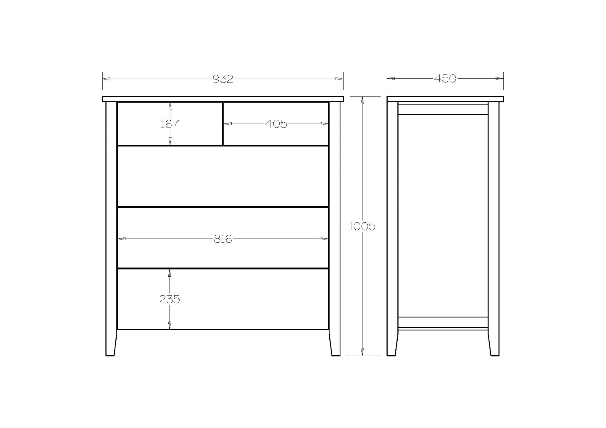 Adventure Tallboy 5 Drawer - Paulas Home & Living