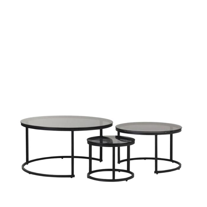 Agneta Nesting Side table (Set of 3) - Paulas Home & Living