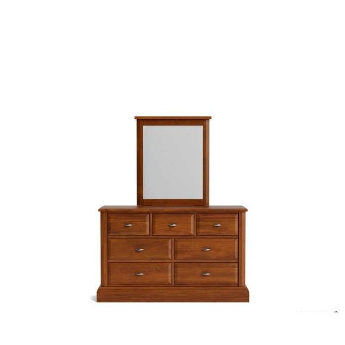 Asher Dresser and Mirror 7 Drawer - Paulas Home & Living