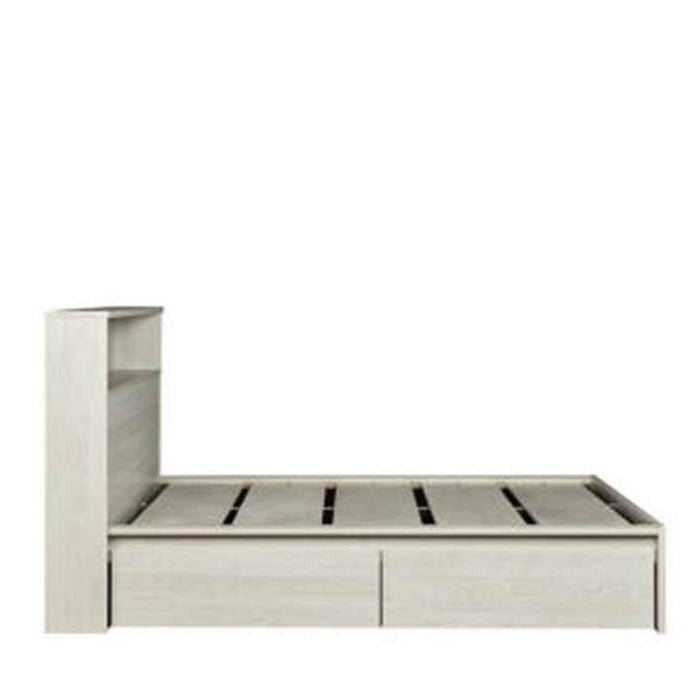 Atlas Slatframe Bed with Storage Headboard - King Single - Paulas Home & Living