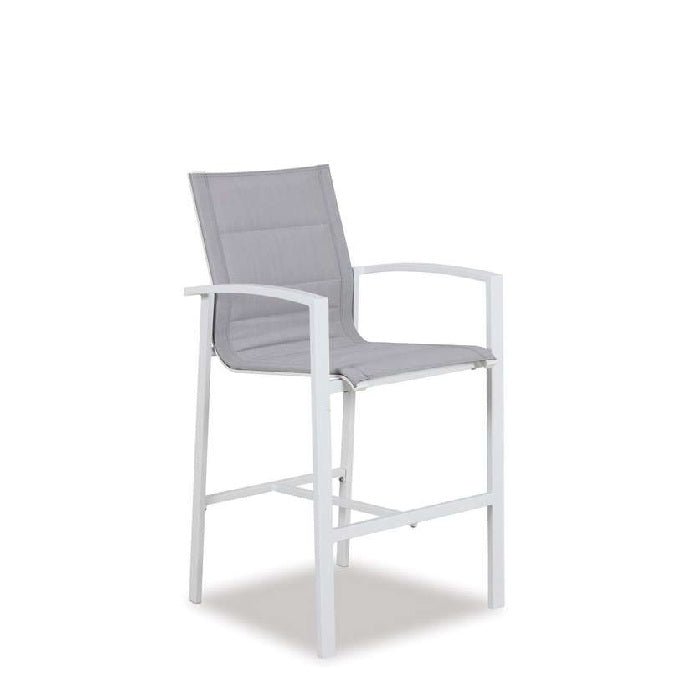 Boston Outdoor Barstool - White - Paulas Home & Living
