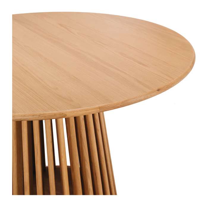 Bur Dining Table 1200dia - Oak - Paulas Home & Living
