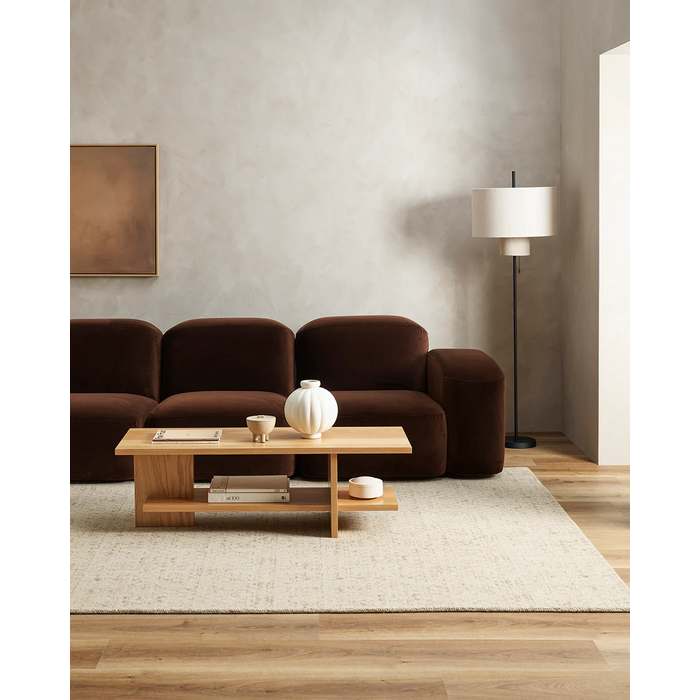 Cadence Floor Rug - Camel (100% Wool) - Paulas Home & Living
