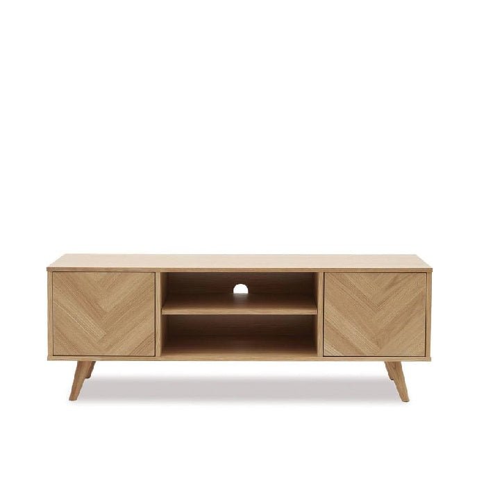 Casola Tv Unit 1500w - Natural Oak - Paulas Home & Living