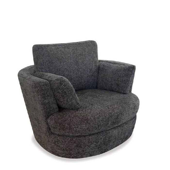 Cuddle Swivel Chair - Dark Grey - Paulas Home & Living