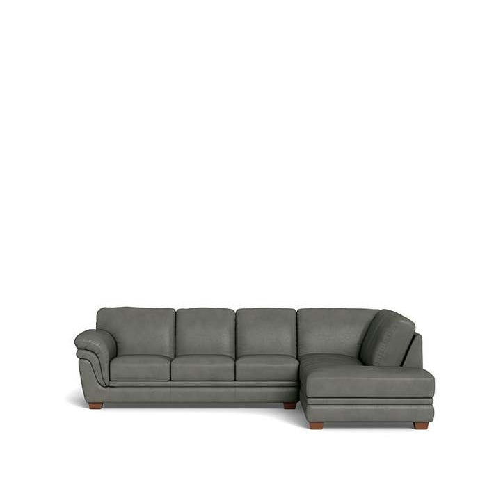 Demi 3 Seater with RHF Corner Chaise in Leather - Paulas Home & Living