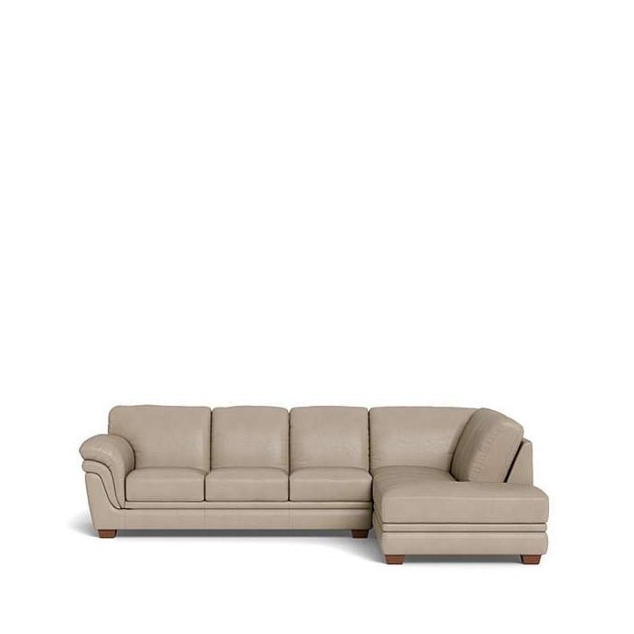 Demi 3 Seater with RHF Corner Chaise in Leather - Paulas Home & Living