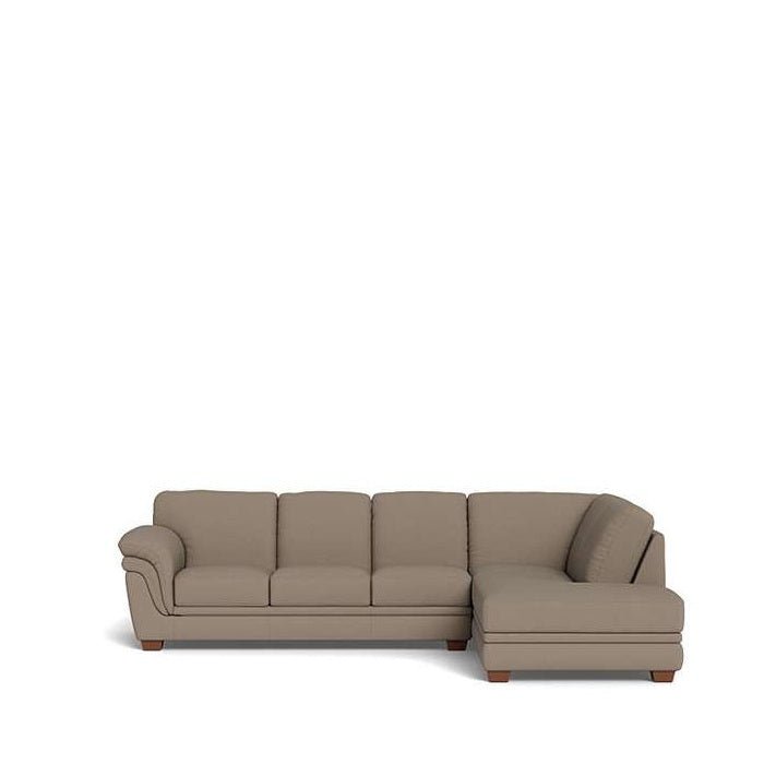 Demi 3 Seater with RHF Corner Chaise in Leather - Paulas Home & Living