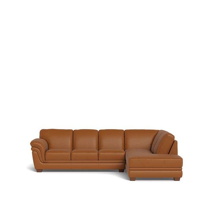 Demi 3 Seater with RHF Corner Chaise in Leather - Paulas Home & Living