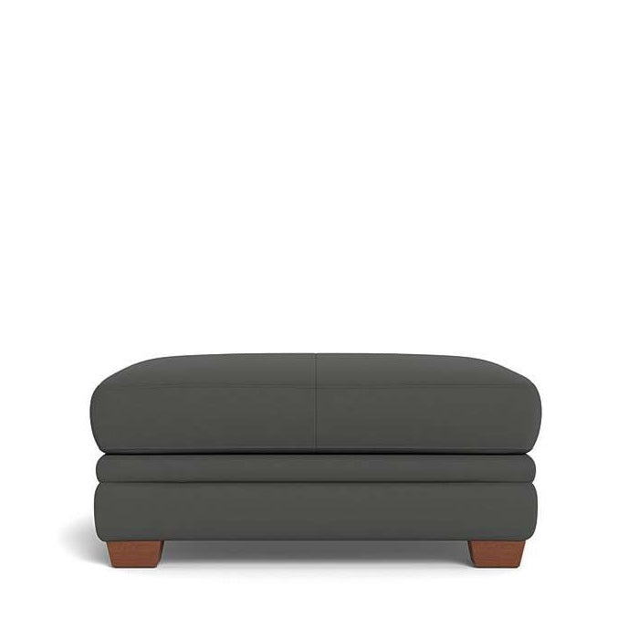 Demi Ottoman in Leather - Paulas Home & Living