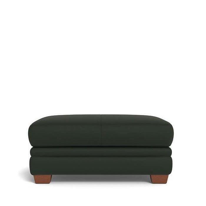 Demi Ottoman in Leather - Paulas Home & Living