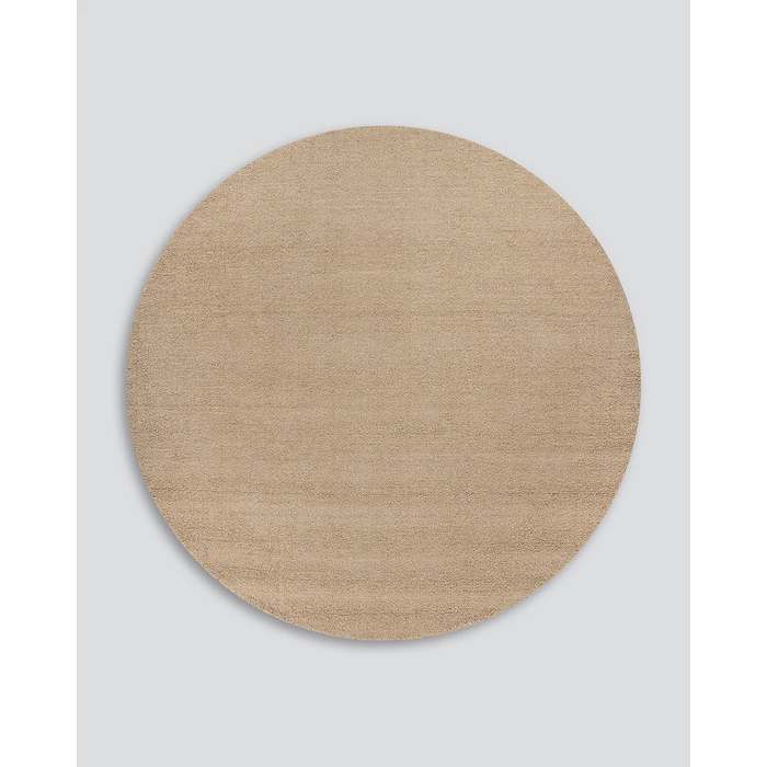 Dorset Round Floor Rug - Biscuit (Wool & Merino) - Paulas Home & Living