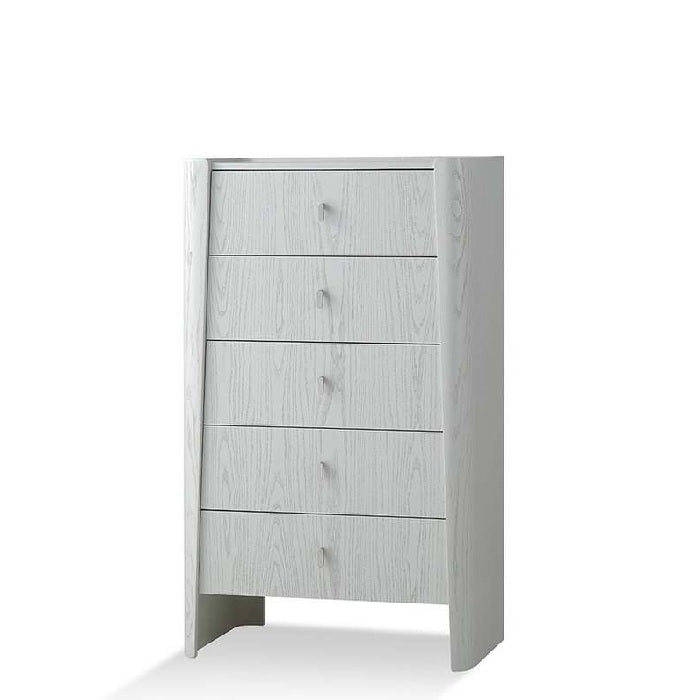 Elegant 5 Dr Tallboy - Grey/White or Black - Paulas Home & Living
