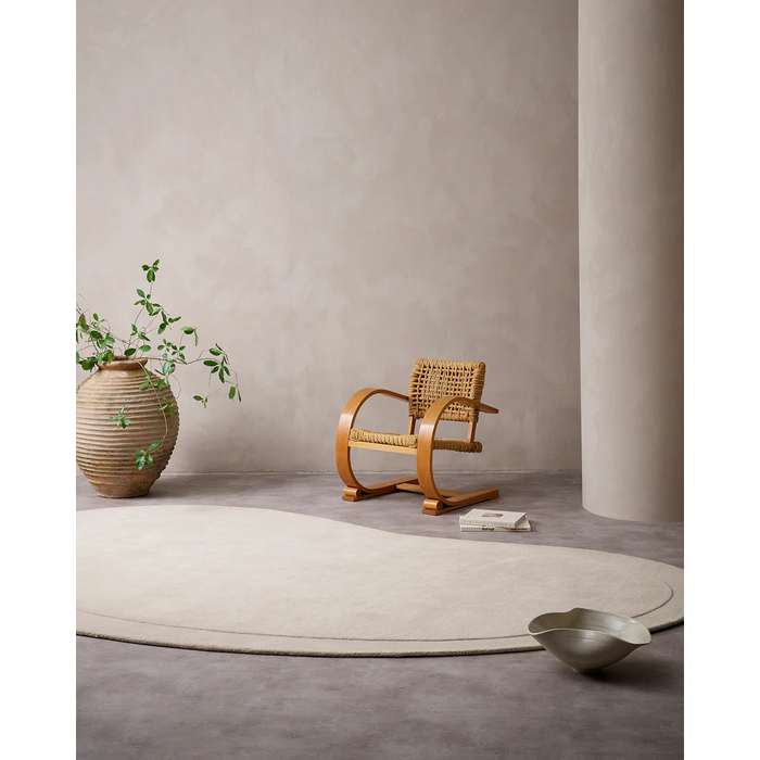 Form Floor Rug - Natural (100% Wool) - Paulas Home & Living