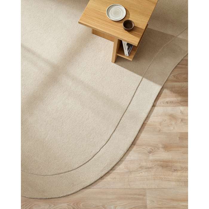 Form Floor Rug - Natural (100% Wool) - Paulas Home & Living