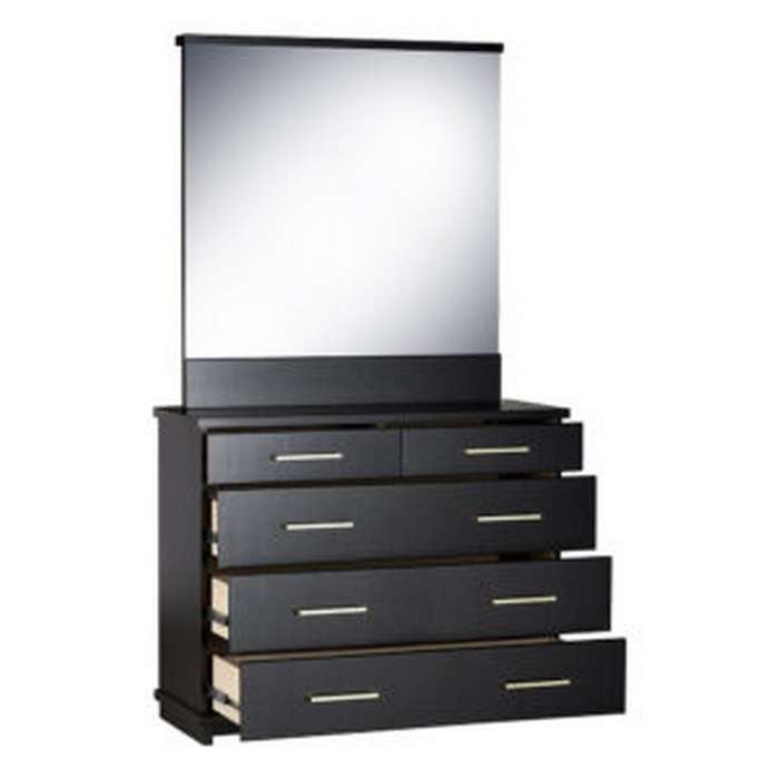 Fox Dresser with Mirror 5 Drawer - Paulas Home & Living