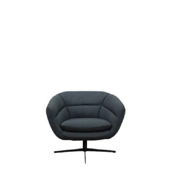 Franco Swivel Armchair in Leather - Paulas Home & Living