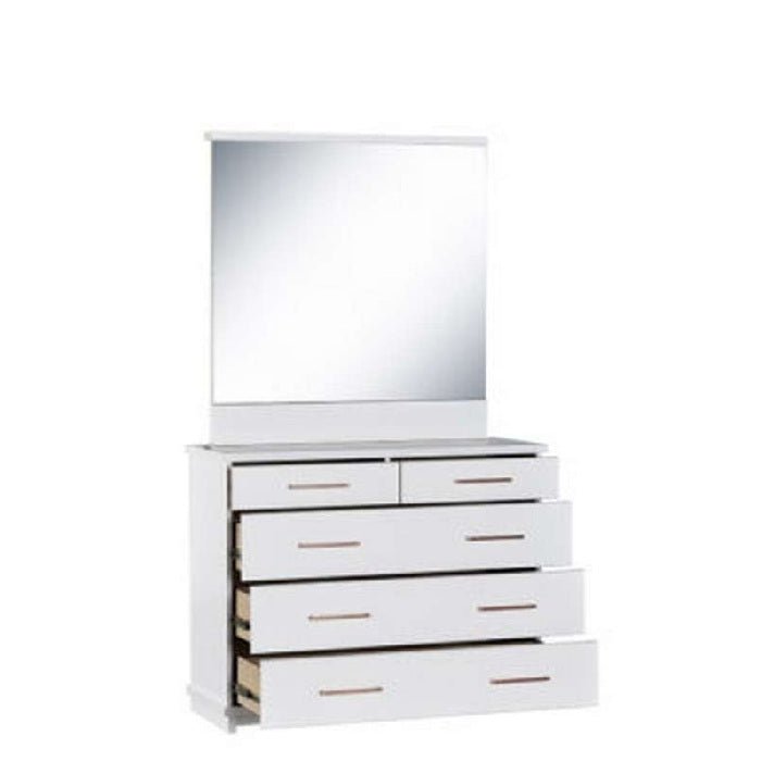 Franz Dresser with Mirror 5 Drawer - Paulas Home & Living