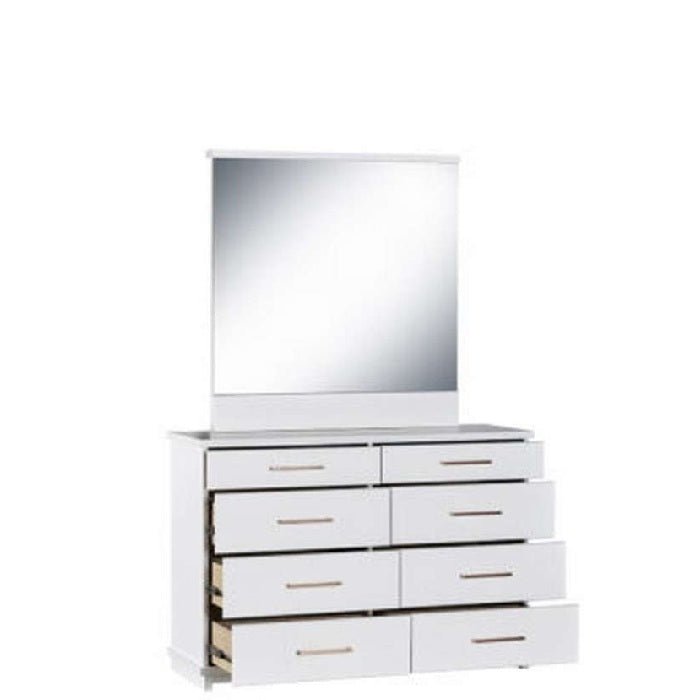 Franz Dresser with Mirror 8 Drawer - Paulas Home & Living