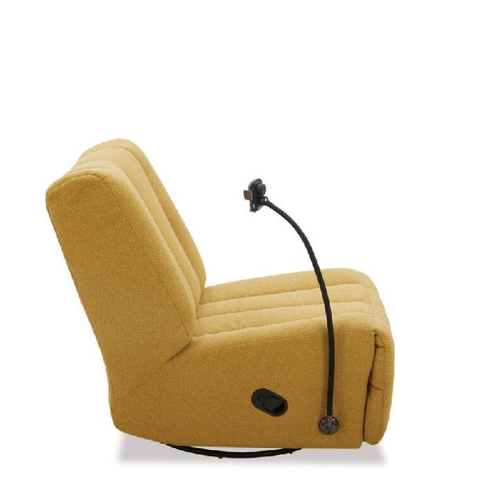 Gaming Non - Power Recliner - Summer Mustard - Paulas Home & Living