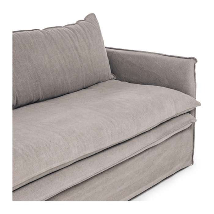 Hamilton 3 Seater Slipcover - Cement - Paulas Home & Living