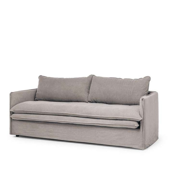 Hamilton 3 Seater Slipcover - Cement - Paulas Home & Living
