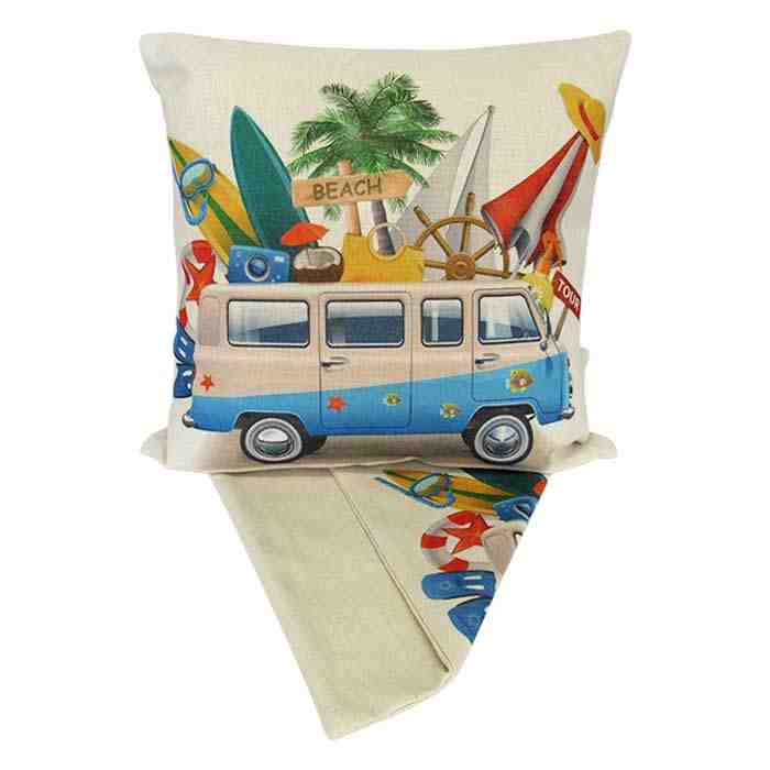 Happy Campers Surf Combi Cushion - Paulas Home & Living