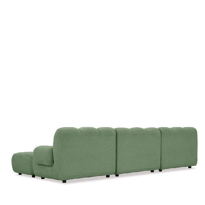 Harmony Chaise Lounge Suite 4pc - Green - Paulas Home & Living