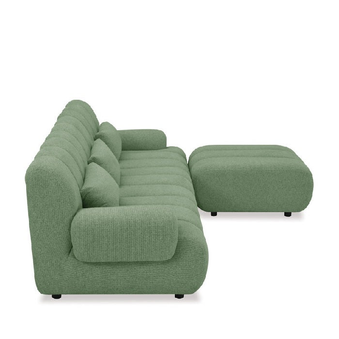 Harmony Chaise Lounge Suite 4pc - Green - Paulas Home & Living
