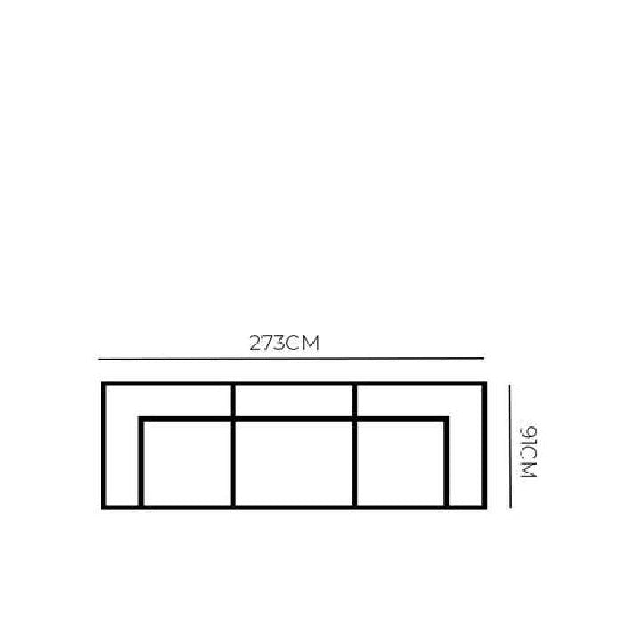 Harmony Modular 3 Seater - Sand - Paulas Home & Living