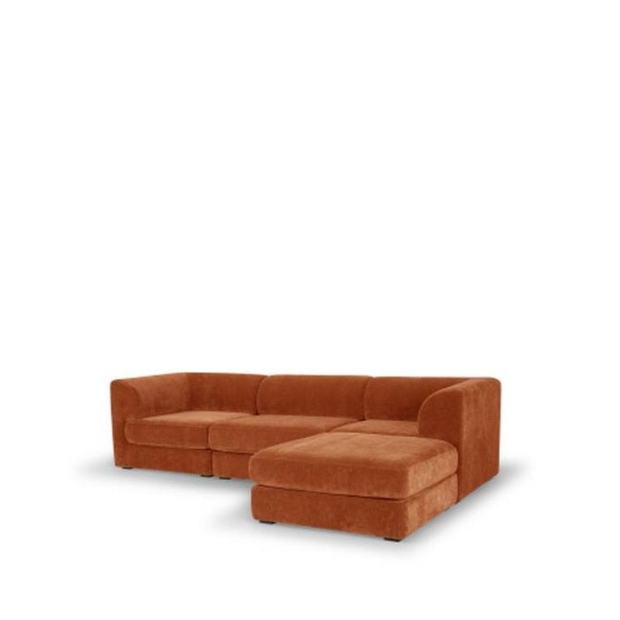 Harmony Modular Ottoman - Rust - Paulas Home & Living