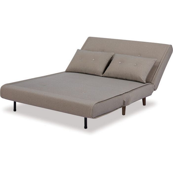 Haru 2 Seater Sofa Bed - Mohair Beige - Paulas Home & Living