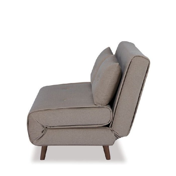 Haru 2 Seater Sofa Bed - Mohair Beige - Paulas Home & Living